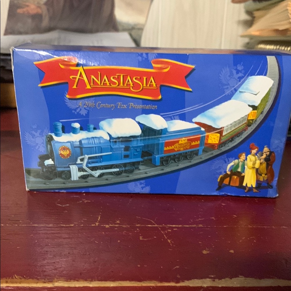 Anastasia Blue and White Train Set